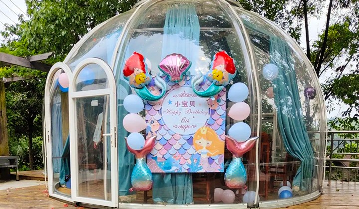 星空夢圓形星空房驚艷亮相，開啟文旅住宿新紀元